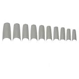 faux ongles curves x100 assortiment blanc nancy beauté