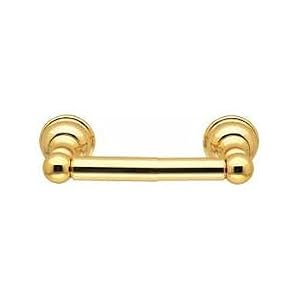 Baldwin Hardware 3563.030.SP Mystic Single Post Tissue Roll Holder, Polished Brass by Baldwin