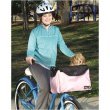 Snoozer Pet Bicycle Basket Pink/Grey
