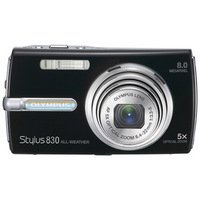 Olympus Stylus 830 8-Megapixel Digital Camera with case - Black