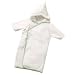 Baby Robes & Towels: Baby White Organic Hooded Kimono, 0 - 6 mos. Organic White Hooded Kimono