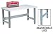48 X 30 Plastic Square Edge Work Bench- Adjustable Height - 1-5/8 Top