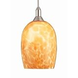 Amber Cased Glass Mini Pendant Chandelier