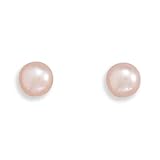 Pink Cultured Freshwater Pearl Stud Earrings