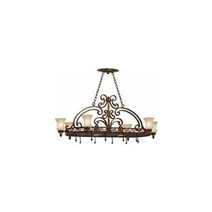 Kalco 4450 Hamilton 6 Light Pot Rack