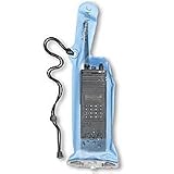Waterproof Carry Cases - AquaPac AQUA-244 Large VHF Classic Case Waterproof Radio Case - Blue