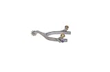 Metalab Stock Spurs, Stainless Steel Western Roper - Stainless Steel - Mens