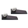 Silver and bronze doorstops, 'Nautilus' (pair)