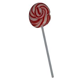 Large Strawberry & Cream Lollipop x2