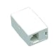 Adaptateur avec fiche RJ45 femelle ET fiche RJ45 femelle, ivoire Coupleur Informatique ou t�l�phone