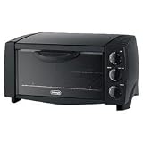 DeLonghi Large Capacity 6-Slice Toaster Oven- Black(EO1200B)