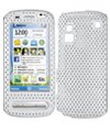 Nokia C6 Lattice Snap-on Cover Faceplate/Executive Protector Case (White)