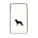 Finger Towel with German Shepherd Black