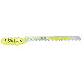 Festool 486564 S 50/1.4 K Scroll-Cut Jigsaw Blade, 2 Inch, 18 TPI, 5-pack