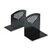 Safco 3115BL Steel Bookend, 10w x 6-1/2d x 10-1/2h, Black