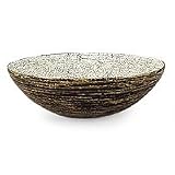 NOVICA Eggshell mosaic centerpiece, 'Collapsed Peak'