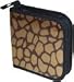 American Made Wallets - CD/DVD Wallet - Gold Giraffe Print Case Holds 24 CDs/DVDs