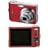 GE A730 7MP Digital Camera with 3x Optical Zoom (Red)