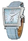 Corum 106-404-47-001 Trapeze Blue Mother-of-Pearl Dial Leather Women's Watch