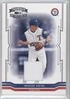 Michael Young/250 #185/250 Michael B. Young, Texas Rangers (Baseball Card) 2005 Throwback Threads Material Jersey #136 Amazon.com