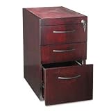 Tiffany Pedestal, F/Desk Shell, Box/Box/File, 15x24x27, Mahogany.
