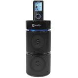 Macally Icetune Speaker and Charger System for SanDisk Sansa e200 Series MP3 Players (Black)