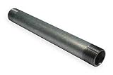 Power First 1UGZ9 Nipple, Rigid Conduit, 1In, 10In Length