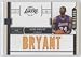 2010-11 Playoff National Treasures Timeline Materials Custom Names #1 - Kobe Bryant/99