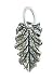 Tiny Autumn Leaf Charm in Sterling Silver, #7594