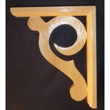 Scroll Sconce , Natural [CAPITOL CITY LUMBER]