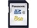Panasonic Class 6 8GB SDHC card