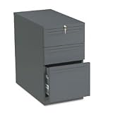 Flagship K Pull Mobile Box/Box/File Pedestal, Charcoal, 28-7/8 Deep