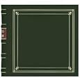 Pioneer Bonded Leather 3 Ring Photo Album, Holds 200 4x6" Photos, 2 Per Page, Color: Hunter Green.