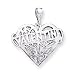 Sterling Silver Valentine Heart Charm