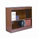 Oak Veneer 2-Shelf Bookcase