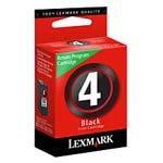 Lexmark #4 18C1974 Inkjet Cartridge (Black) in Retail Packaging for Lexmark X2690, X4690, Z2390, Z2490 Printers
