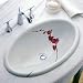 Kohler K-14272-LY-0 Vintage Self-Rimming Lav w/ Soliloquy Design on White Background ...