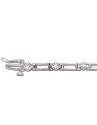 Diamond Bracelet 14K White 60880