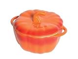 Staub Orange Pumpkin Mini Dutch Oven 4.75-in.