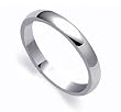 3 MM Wedding Band 14 KT White Gold 14K Ring