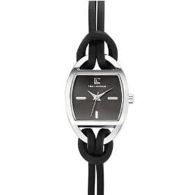 Ted Lapidus - B0171RNIN - Montre Femme Acier - Quartz Analogique - Bracelet Cuir Lien Noir