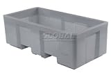 Bulk Container Forkliftable Gray
