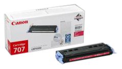 Canon i-SENSYS LBP-5000 LBP5000 707 CRG707M CRG707 M - laser toner cartridge - 1 x red magenta