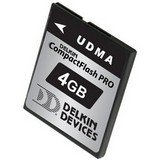 Delkin 4 GB Pro UDMA Compact Flash Memory Card, 350x.