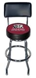 Alabama Crimson Tide Chrome Swivel Kitchen/Bar Stool W/Back