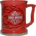 Harley Davidson 12 Oz Duo Flame Mug Red