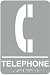 TELEPHONE BRAILLE GRAY 8622PG0609B