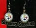 Pittsburgh Steelers Logo Name Earrings