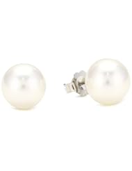 Radiance Pearls "Pearl Jewelry" 9-10mm White South Sea Cultured Pearl 14k Gold Stud Earrings