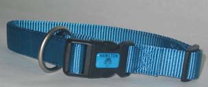 Adjustable Dog Collar, Ocean, 3/4x16-22in